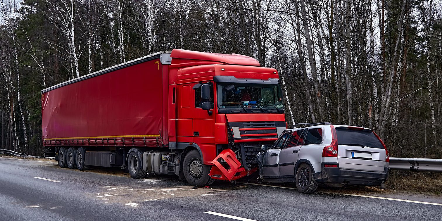 Commercial truck accident with a passenger vehicle